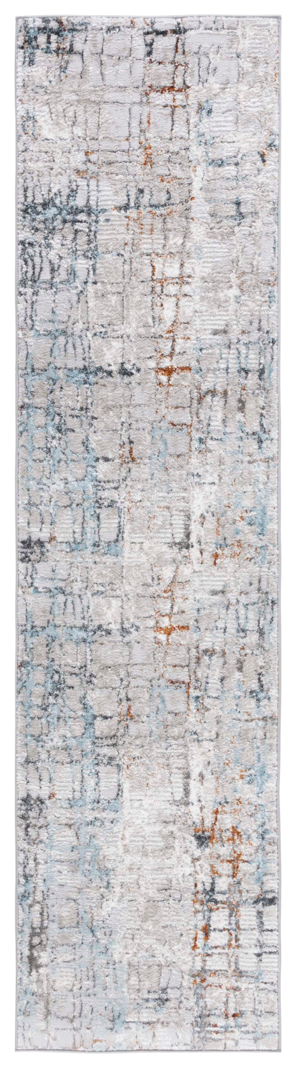 Safavieh Meadow Luxurious Abstract Area Rug In Light Grey And Gold - Modern Elegance For Any Room Grey ,Blue 45% Polyproylene,40% Jute,15% Polyester Mdw550k-5