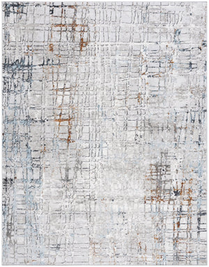 Safavieh Meadow Luxurious Abstract Area Rug In Light Grey And Gold - Modern Elegance For Any Room Grey ,Blue 45% Polyproylene,40% Jute,15% Polyester Mdw550k-5