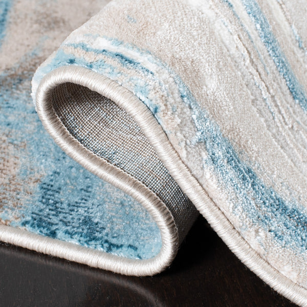 Safavieh Meadow 553 Power Loomed  Rug Beige / Blue MDW553B-1115