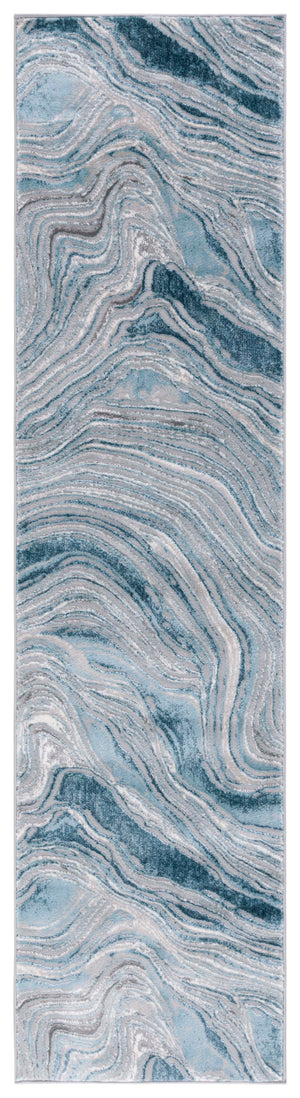 Safavieh Meadow Exquisite Area Rug - Modern Abstract Design In Serene Blue And Grey Hues For Timeless Comfort Blue ,Grey 45% Polyproylene,40% Jute,15% Polyester Mdw564n-10