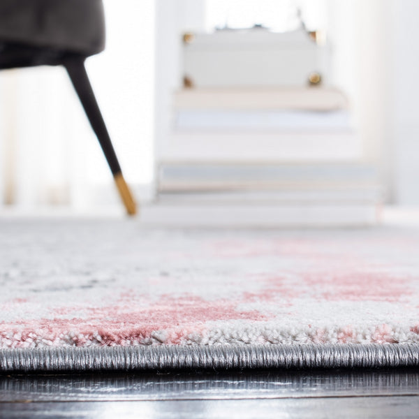 Safavieh Meadow 573 Power Loomed  Rug Light Grey / Pink MDW573G-1115