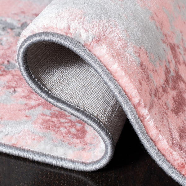 Safavieh Meadow 573 Power Loomed  Rug Light Grey / Pink MDW573G-1115