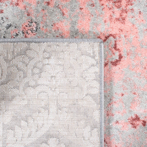 Safavieh Meadow 573 Power Loomed  Rug Light Grey / Pink MDW573G-1115