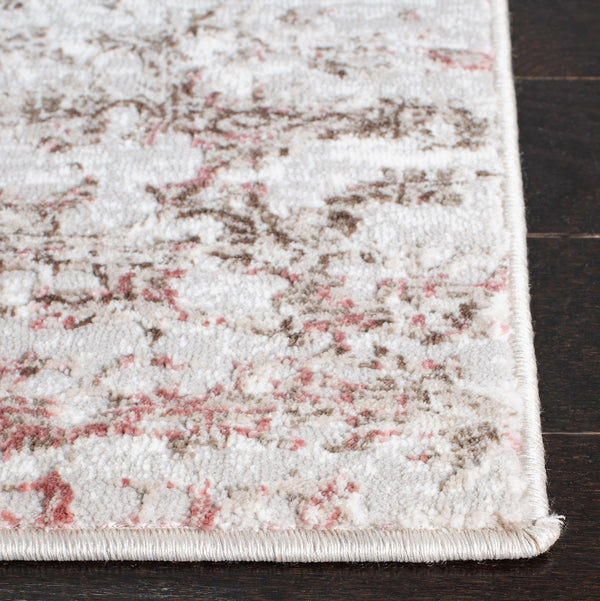 Safavieh Meadow 585 Power Loomed Modern Rug Beige / Pink 10' x 10' Square