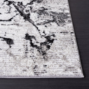 Safavieh Meadow Abstract Pattern Area Rug - Elegant Grey And Black Design For Modern Home Décor Grey ,Black 45% Polyproylene,40% Jute,15% Polyester Mdw597f-7sq