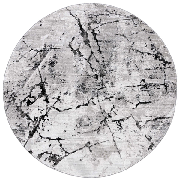 Safavieh Meadow Abstract Pattern Area Rug - Elegant Grey And Black Design For Modern Home Décor Grey ,Black 45% Polyproylene,40% Jute,15% Polyester Mdw597f-7sq