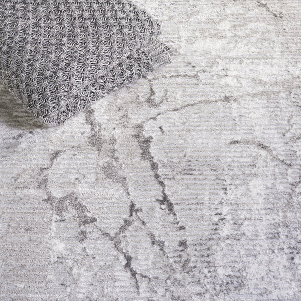 Safavieh Meadow Abstract Pattern Area Rug - Elegant Grey And Black Design For Modern Home Décor Grey ,Dark Grey 45% Polyproylene,40% Jute,15% Polyester Mdw597g-7sq