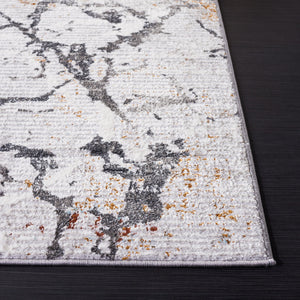 Safavieh Meadow Abstract Pattern Area Rug - Elegant Grey And Black Design For Modern Home Décor Light Grey ,Black 45% Polyproylene,40% Jute,15% Polyester Mdw597h-8