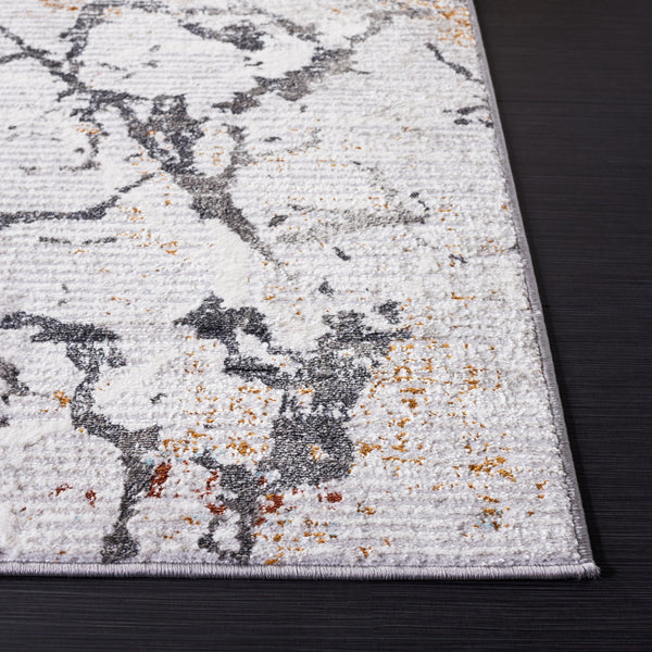 Safavieh Meadow Abstract Pattern Area Rug - Elegant Grey And Black Design For Modern Home Décor Light Grey ,Black 45% Polyproylene,40% Jute,15% Polyester Mdw597h-8