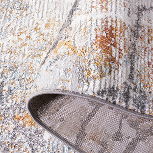 Safavieh Meadow Abstract Pattern Area Rug - Elegant Grey And Black Design For Modern Home Décor Light Grey ,Black 45% Polyproylene,40% Jute,15% Polyester Mdw597h-8