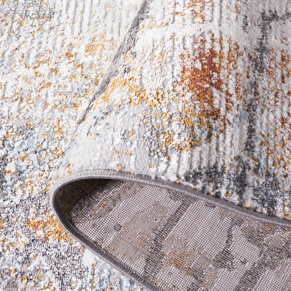 Safavieh Meadow Abstract Pattern Area Rug - Elegant Grey And Black Design For Modern Home Décor Light Grey ,Black 45% Polyproylene,40% Jute,15% Polyester Mdw597h-8