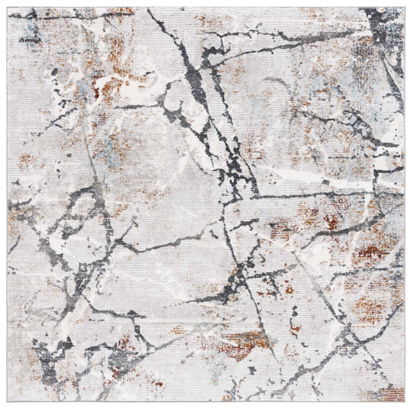 Safavieh Meadow Abstract Pattern Area Rug - Elegant Grey And Black Design For Modern Home Décor Light Grey ,Black 45% Polyproylene,40% Jute,15% Polyester Mdw597h-8