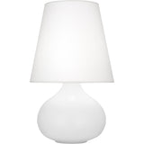 Robert Abbey Matte Daisy June Accent Lamp Matte Daisy Glazed Ceramic Oyster Linen Shade