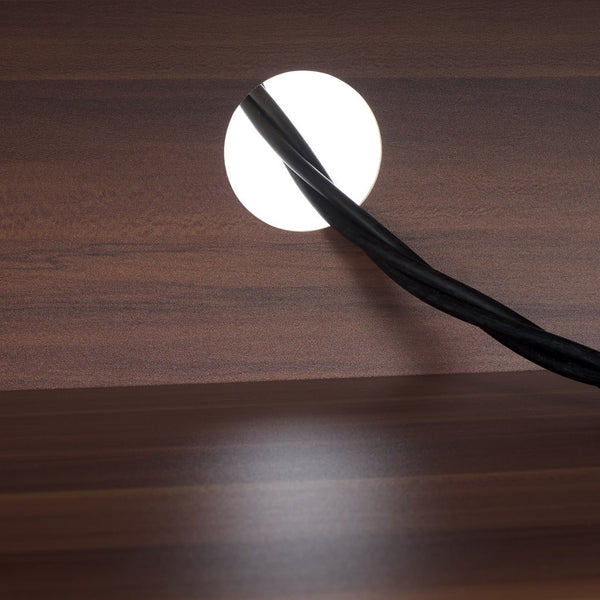 Safavieh Arsenio Stylish 2 Drawer Media Stand With 2 Spacious Shelves For Organized Entertainment Spaces Walnut Pb,Mdf Med3100a