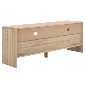 Safavieh Arsenio Stylish 2 Drawer Media Stand With 2 Spacious Shelves For Organized Entertainment Spaces Light Cream Pb,Mdf Med3100c