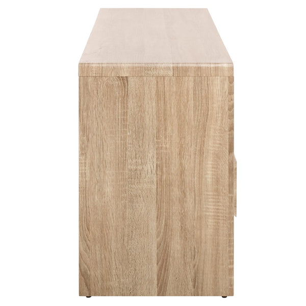 Safavieh Arsenio Stylish 2 Drawer Media Stand With 2 Spacious Shelves For Organized Entertainment Spaces Light Cream Pb,Mdf Med3100c