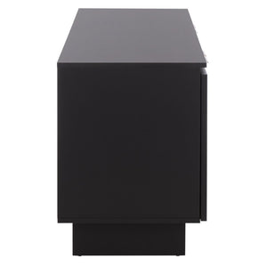 Safavieh Quaid 4 Door Sideboard & Media Stand - Stylish Storage Solution For Living And Dining Spaces Black MED3103B