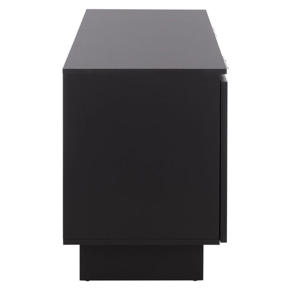 Safavieh Quaid 4 Door Sideboard & Media Stand - Stylish Storage Solution For Living And Dining Spaces Black MED3103B