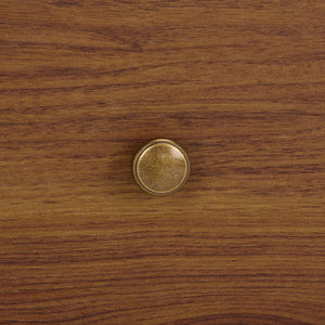 Safavieh Adrin 3 Drawer Sideboard/Media Stand In Walnut - Elegant Storage Solution For Modern Living Spaces Walnut ,Brass Pb ,Mdf Med3105a-2bx