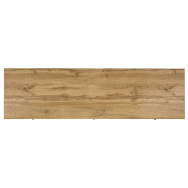 Safavieh Adrin 3 Drawer Sideboard/Media Stand In Walnut - Elegant Storage Solution For Modern Living Spaces Oak ,Brass Pb ,Mdf Med3105c-2bx