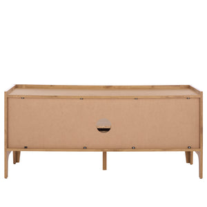 Safavieh Equit 2 Door 1 Drawer Sideboard - Stylish Oak Media Stand With Brass Accents For Modern Homes Oak ,Brass Pb ,Mdf Med3106a