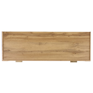 Safavieh Equit 2 Door 1 Drawer Sideboard - Stylish Oak Media Stand With Brass Accents For Modern Homes Oak ,Brass Pb ,Mdf Med3106a
