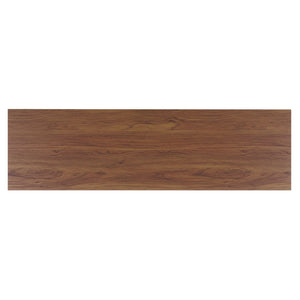 Safavieh Ilyum 2-Shelf Tambour Doors Sideboard - Stylish Media Stand With Walnut Finish For Modern Spaces MED3110A