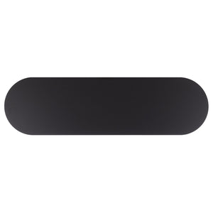 Safavieh Etka 2 Drawer Tambour Door Media Stand - Stylish Storage Solution For Modern Living Room Decor Black MED3112A