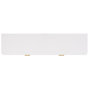 Hilsa Mid-Century Sideboard And Tv Stand With Three Doors, Two Shelves, Sleek Metal Trim, 65" Tv Support