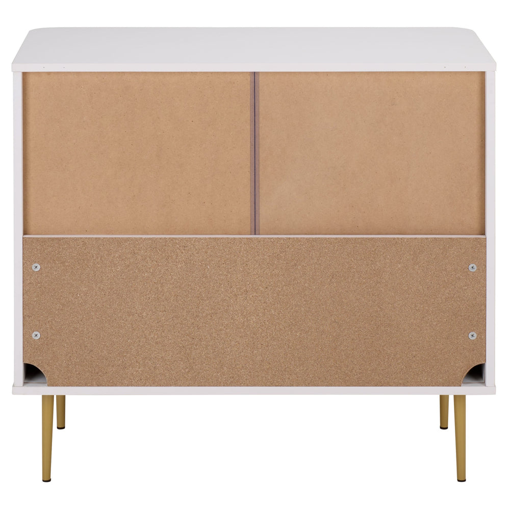 Hilsa Compact Two-Door Sideboard And Tv Stand For Small Spaces — Modern Storage, Sleek Accent Design