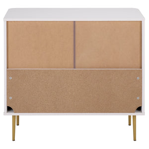 Hilsa Compact Two-Door Sideboard And Tv Stand For Small Spaces — Modern Storage, Sleek Accent Design