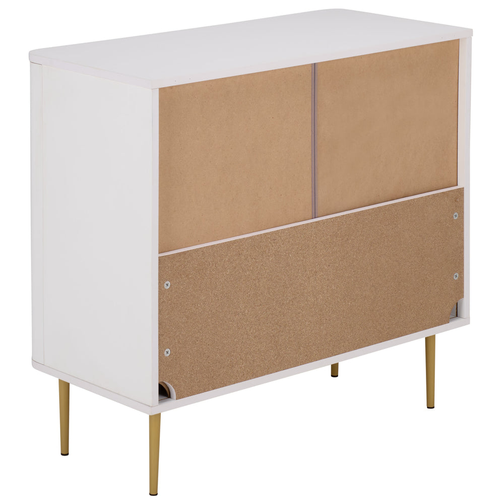 Hilsa Compact Two-Door Sideboard And Tv Stand For Small Spaces — Modern Storage, Sleek Accent Design