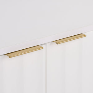 Hilsa Compact Two-Door Sideboard And Tv Stand For Small Spaces — Modern Storage, Sleek Accent Design