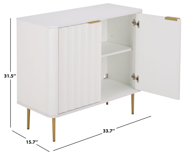 Hilsa Compact Two-Door Sideboard And Tv Stand For Small Spaces — Modern Storage, Sleek Accent Design