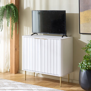 Hilsa Compact Two-Door Sideboard And Tv Stand For Small Spaces — Modern Storage, Sleek Accent Design