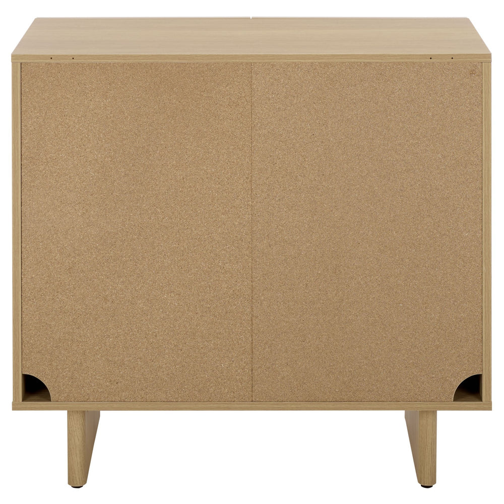 Simi Compact Sideboard Tv Stand With Ample Storage For Small Spaces — Durable Wood-Tone Veneer Design