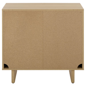 Simi Compact Sideboard Tv Stand With Ample Storage For Small Spaces — Durable Wood-Tone Veneer Design