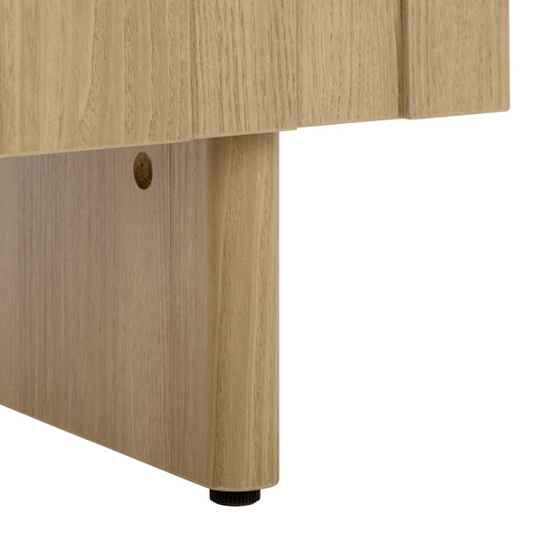 Simi Compact Sideboard Tv Stand With Ample Storage For Small Spaces — Durable Wood-Tone Veneer Design