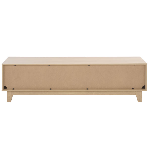 Zulie Mid-Century Modern Sideboard And Media Console For Up To 65" Tv With Ample Concealed Storage