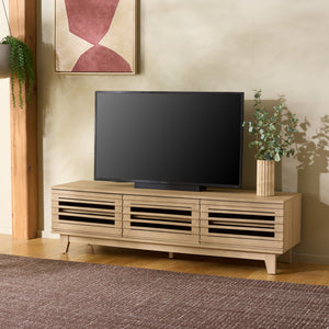 Zulie Mid-Century Modern Sideboard And Media Console For Up To 65" Tv With Ample Concealed Storage