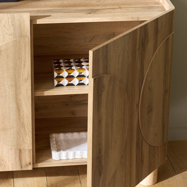 Marrero Sideboard Tv Stand With Ample Storage And Cable Management For Up To 65" Screens, 59" Wide