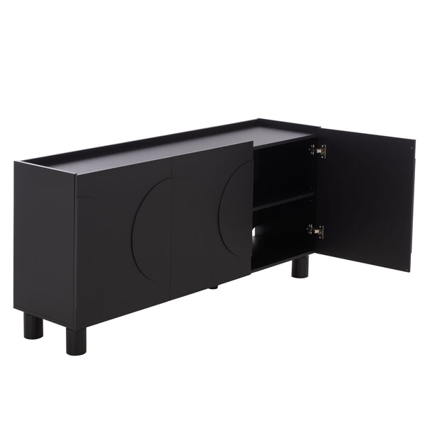 Marrero Sideboard Tv Stand With Ample Storage And Cable Management For Up To 65" Screens, 59" Wide
