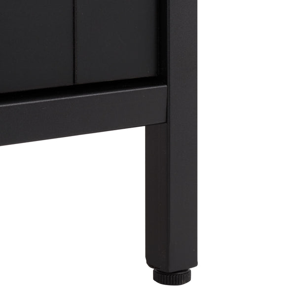 Donahue Modern Sideboard Tv Stand With Hidden Storage & Cable Management Sleek Minimalist Console