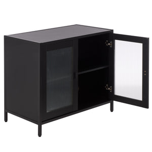 Donahue Modern Sideboard Tv Stand With Hidden Storage & Cable Management Sleek Minimalist Console
