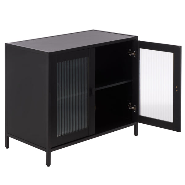 Donahue Modern Sideboard Tv Stand With Hidden Storage & Cable Management Sleek Minimalist Console
