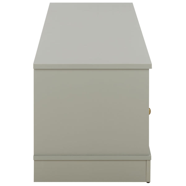 Shafa Modern Sideboard Tv Stand For Up To 55" Tvs, Sleek Light Grey Finish, Cable Management, Sturdy Storage