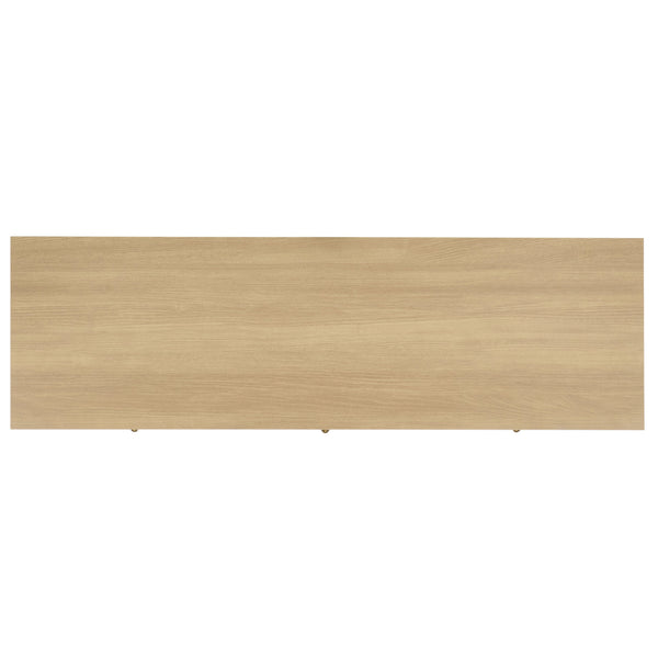 Shafa Modern Sideboard Tv Stand For Up To 55" Tvs, Sleek Light Grey Finish, Cable Management, Sturdy Storage