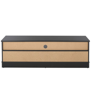 Shafa Modern Sideboard Tv Stand For Up To 55" Tvs, Sleek Light Grey Finish, Cable Management, Sturdy Storage