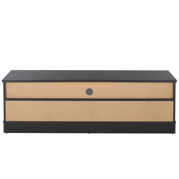 Shafa Modern Sideboard Tv Stand For Up To 55" Tvs, Sleek Light Grey Finish, Cable Management, Sturdy Storage