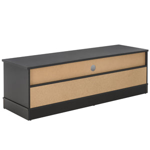 Shafa Modern Sideboard Tv Stand For Up To 55" Tvs, Sleek Light Grey Finish, Cable Management, Sturdy Storage